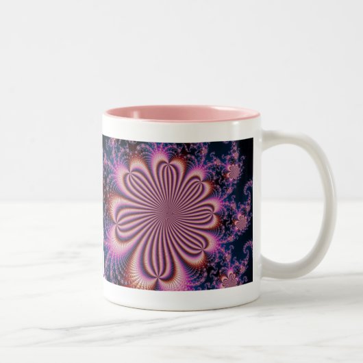 Fleur - Mug fractale (Droit)