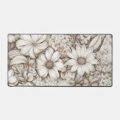 Fleur neutre douce avec botanique classique (Recto)