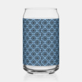 Fleur noire bleue Motif sans couture (Gauche)