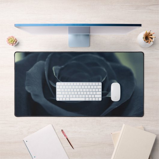 Fleur noire Rose Vibe gothique foncé (Bureau 1)