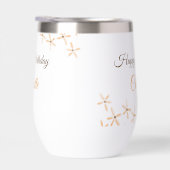 Fleur orange brune heureux anniversaire ajouter no (Droite)