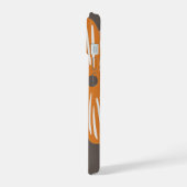 Fleur Orange Nom Personnalisé (Côté gauche)