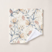 Fleur orientale - Élégant motif floral (Gant de toilette)