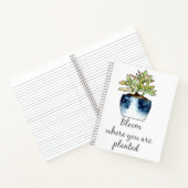 Fleur où planté Jade Pot Carnet Spiral (Intérieur)