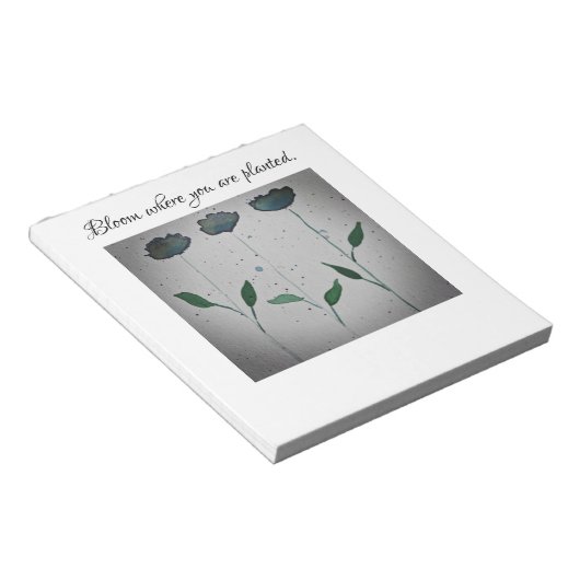 Fleur où vous avez planté Bloc-notes (Incliné)