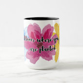 Fleur Où Vous Avez Planté De La Mug (Centre)