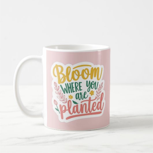 Fleur Où Vous Avez Planté De La Mug (Gauche)