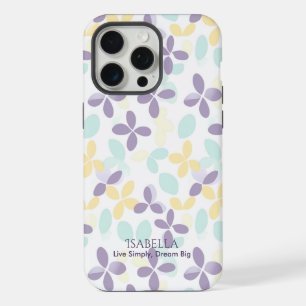 Fleur pastel minimaliste - Motif abstrait boho
