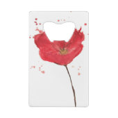 Fleur peinte 2 de pavot d'aquarelle (Dos)