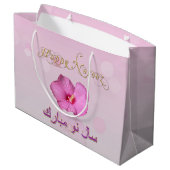 Fleur persane noble de nouvelle année - grand sac (Dos Angle)