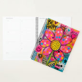Fleur Pop Art Colorée et Heureuse (Devant avec enveloppe)
