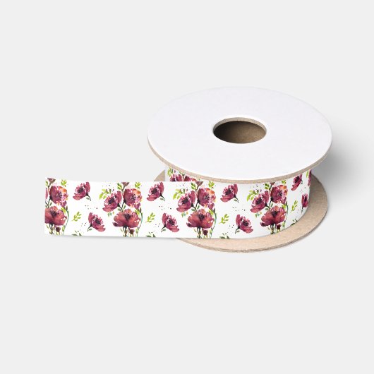 Fleur Poppy Ribbon Lint (Spoel)
