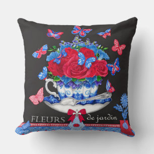Fleur Porcelain Cup en Sierkussen Flowers