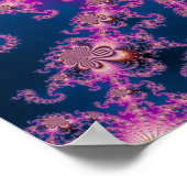 Fleur - Poster Fractal (Coin)