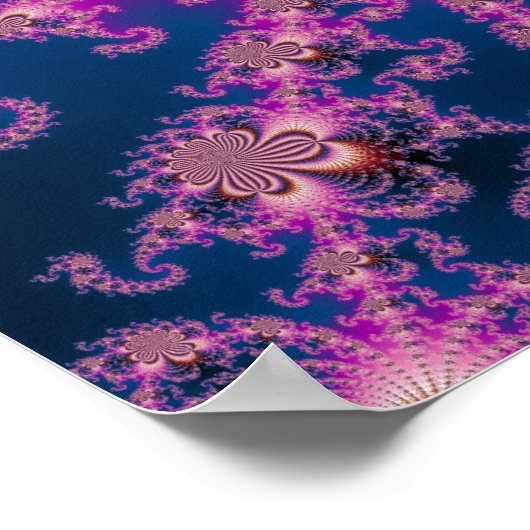 Fleur - Poster Fractal (Coin)