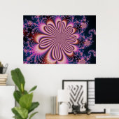 Fleur - Poster Fractal (Bureau à domicile)