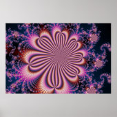 Fleur - Poster Fractal (Devant)
