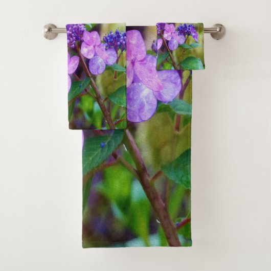 Fleur pourpre Twist et Shout Hydrangea (En situation)