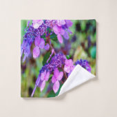 Fleur pourpre Twist et Shout Hydrangea (Gant de toilette)