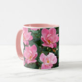 Fleur rose 1 Mug (Devant gauche)