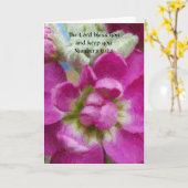 Fleur rose Art Faith Carte Anniversaire (Fleur jaune)