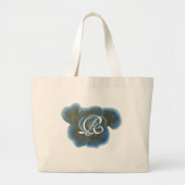 Fleur Rose bleu, Sacs fourre-tout Monogrammes, Mod (Devant)