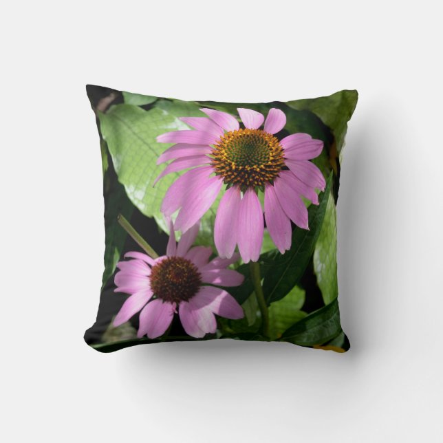 Fleur rose - coussin (Recto)
