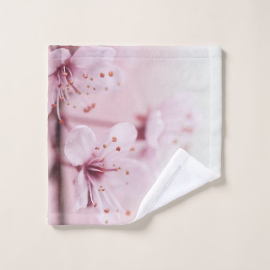 Fleur rose de Sakura (Gant de toilette)