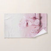 Fleur rose de Sakura (Serviette à main)