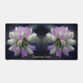 Fleur Rose Et Blanc Gros Plan Personnalisé (Recto)