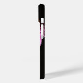 Fleur rose et coque iphone d'abeilles bosselées (Verso / Gauche)