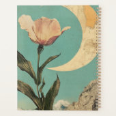 Fleur rose et lune de croissant (Dos)
