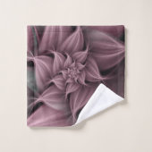 Fleur Rose impressionnante Fractale (Gant de toilette)