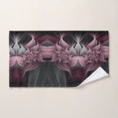 Fleur Rose impressionnante Fractale (Serviette à main)