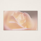Fleur rose jaune doux Carte de visite (Dos)
