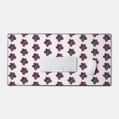 Fleur rose mignonne (Clavier et souris)