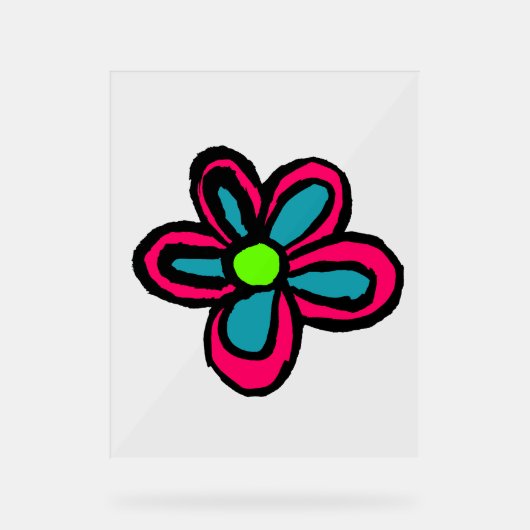 Fleur rose mignonne (Recto)