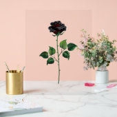 Fleur rose noire (Mariage)