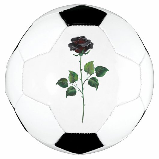 Fleur rose noire (Devant)