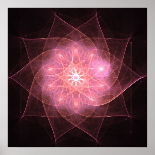 Fleur rose - Poster (Devant)