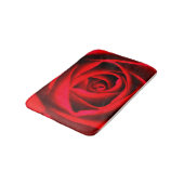 Fleur rose rouge Tapis de bain (Angle)
