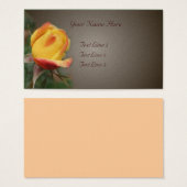 Fleur Rosebud Jaune Brown (Devant & derrière)