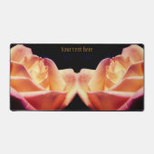 Fleur Rosebud Jaune Tinté Personnalisée (Recto)