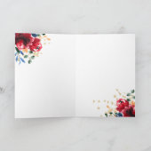 Fleur rouge aquarelle stéthoscope infirmière merci (Intérieur)