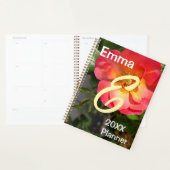 Fleur rouge et jaune (Devant avec enveloppe)