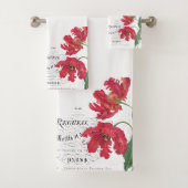 fleur rouge française (En situation)