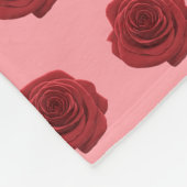 Fleur rouge Motif sans couture sur couverture en p (Coin)