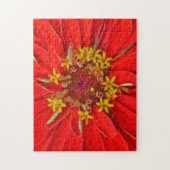 Fleur rouge profonde Gros Puzzle Art (Vertical)