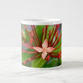 Fleur rouge tropicale Jumbo Panama café Mug Yotigo (Devant)
