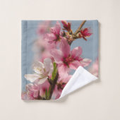 Fleur Sakura, Photographie japonaise rose (Gant de toilette)